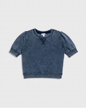Splendid Kid's Short Sleeve Shades Top - Blue