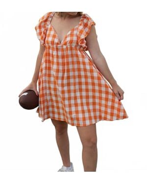 Bibi Give 'Em 6 Checkered Mini Dress