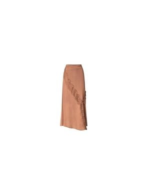 Rabens Saloner Leia Sheer Lace Skirt - Black