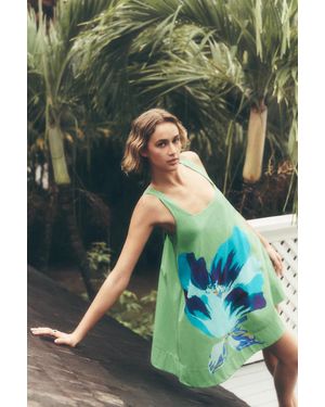 Maeve Keiko Mini Dress - Green
