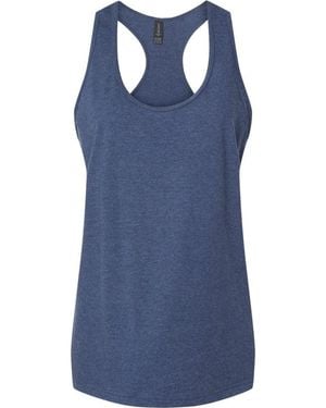 Gildan Softstyle Cvc Racerback Tank Top - Blue