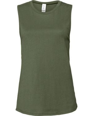 Bella Canvas Ladies Muscle Jersey Tank Top - Green