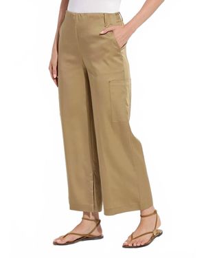 Lyssé Jane Cargo Ankle Pant - Natural