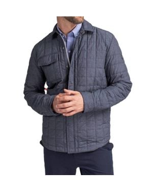 Cutter & Buck Primaloft Eco Quilted Shirt Jacket - Blue