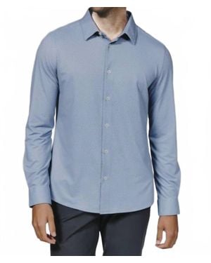 7 Diamonds Wilhem Long Sleeve Shirt - Blue