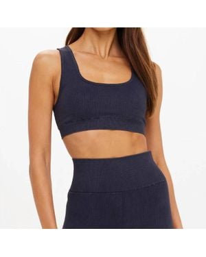 The Upside Seamless Jade Racerback Bra - Blue
