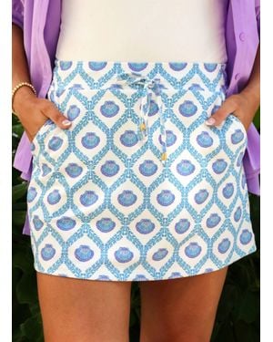 Jess Lea Laurel Shells Everyday Skort - Blue