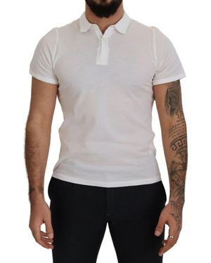 Fradi Cotton Colla Short Sleeves Polo T-Shirt - White