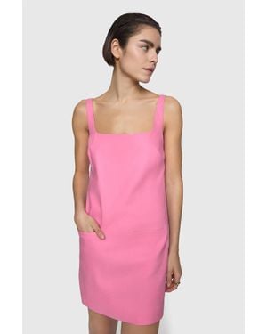 Rebecca Minkoff Evelyn Linen Dress - Pink