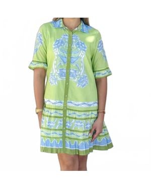 IslaPayal Lisbon Mini Dress - Green