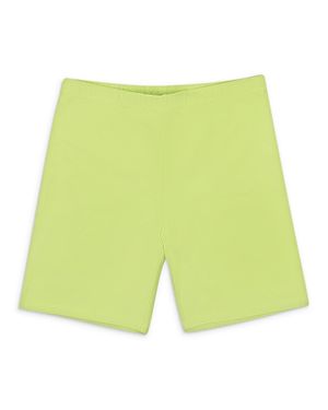 CALLIPYGIAN Lime Biker Shorts - Green