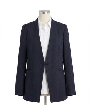 Spanx Perfect Collarless Blazer - Blue
