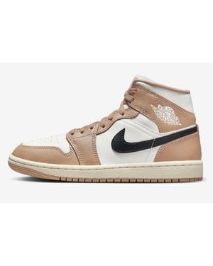 Nike Air 1 Mid Bq6472-103 Sail Desert Lifestyle Shoes Gbnc291 - Black