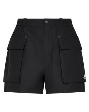 Moose Knuckles Mid-Thigh Shorts With Flap Pockets - Black