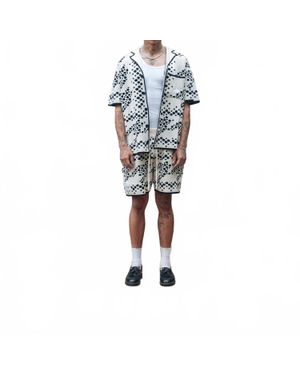 Free Refills Habana Crochet Shorts - Blue