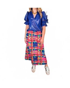 Alden Adair Daphne Skirt - Blue