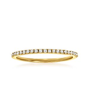RS Pure Ross-Simons Diamond Stackable Ring - White