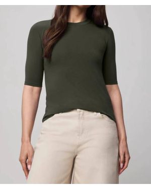 Splendid Bamboo Quarter Sleeve Tee - Green