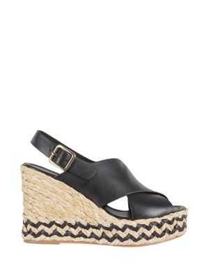 Paloma Barceló Oda Buckled Leather Sandals - Multicolor