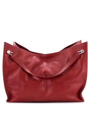 The Row Alexia Tote Leather Medium - Red