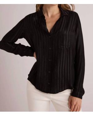 Bella Dahl Pocket Button Down Shirt - Black