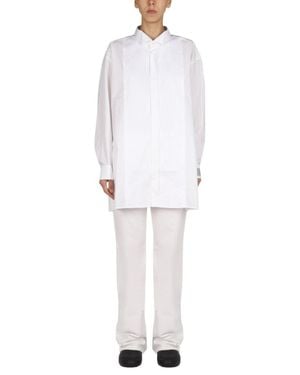 Raf Simons Classic Collar Oversized Shirt - White