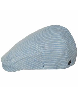 Brixton Hooligan Linen Snap Cap - Blue