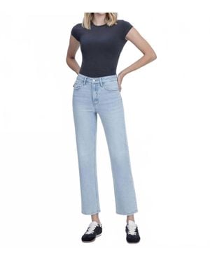 VERVET BY FLYING MONKEY Super High Rise Tapered Leg Jeans - Blue