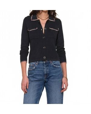 Heartloom Kailyn Collared Cardigan - Black
