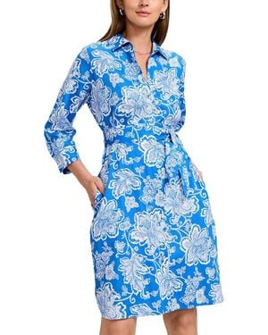 Foxcroft Rocca Dress - Blue