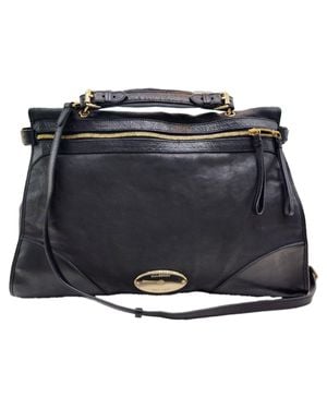 Mulberry Taylor Satchel Oversized Tote And Shoulder Bag - Black