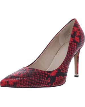 Kenneth Cole Riley 85 Comfort Insole Pointed Toe Dress Heels - Red