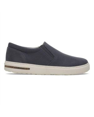 Birkenstock Oswego Canvas Suede Slip On - Blue