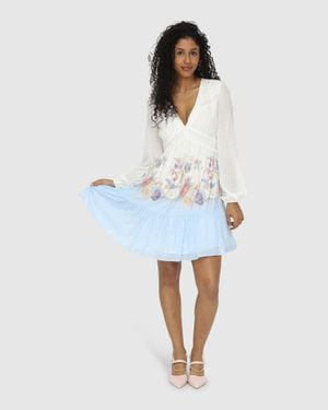 Belle & Bloom All Your Love Babydoll Dress - White