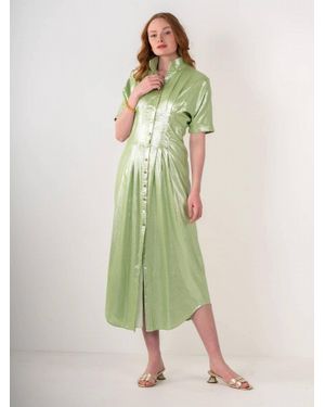 Emily Mccarthy Georgia Dress - Green