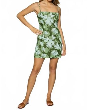 Lost + Wander Petal Grove Mini Dress - Green