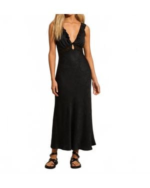 Auguste Aida Midi Dress - Black