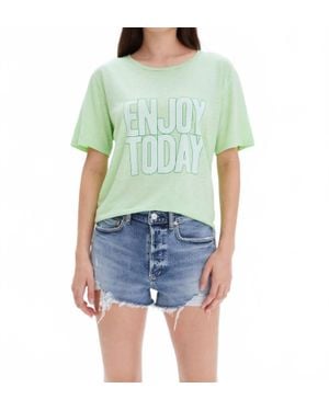 Chrldr Enjoy Today Tee - Blue