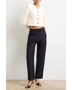 Brandon Maxwell Ryder Box Jacket - Blue
