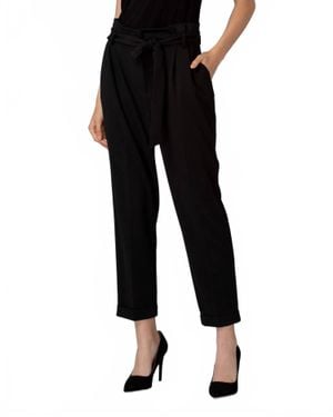 Joseph Ribkoff Straight Leg Crop Pant - Black