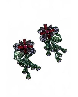 Mignonne Gavigan Athena Floral Earrings - White