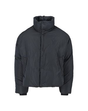 Ami Paris Sleek Jacket With Structured Silhouette - Blue
