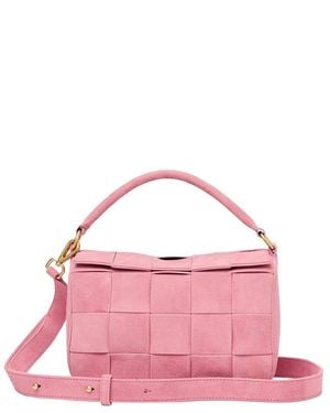 J.McLaughlin Deni Suede Handbag - Pink
