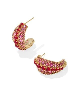Kendra Scott Krista Hoop Earrings - Pink