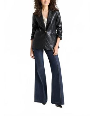 Cinq À Sept Quilted Khloe Blazer - Blue