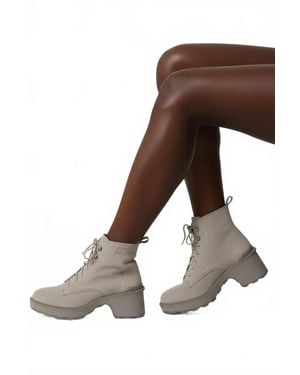 Sorel Hi-Line Heel Lace Boot - Brown