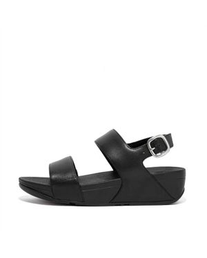 Fitflop Lulu Leather Back-Strap Sandals - Black