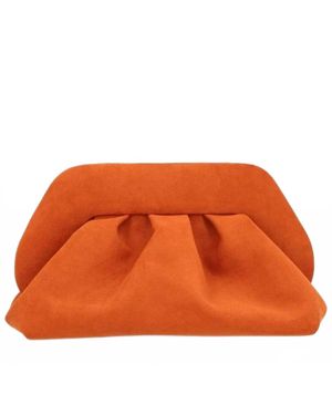 THEMOIRÈ Tia Sea Sponge Clutch Bag - Orange