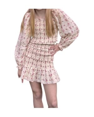 KatieJnyc Girl's Long Sleeve Layla Dress - Pink