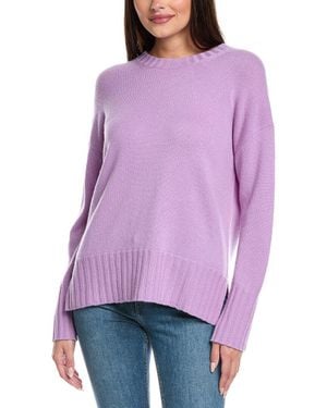 Isla Sami Oversize Wool & Cashmere-Blend Sweater - Purple